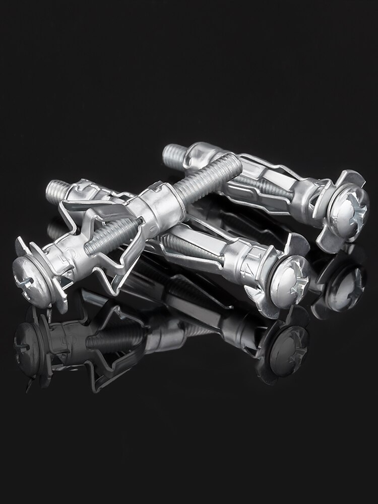 Hollow Gecko Expansion Bolt for Plasterboard Hollow Brick Wall Carbon Steel Material M4 M5 M6 M8 Expansion Fasterner