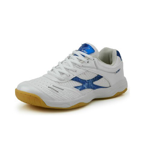 Mænd kvinder træning bordtennis sko stød anti-skrid sneakers åndbare tennis sko badminton sko: Blå / 37