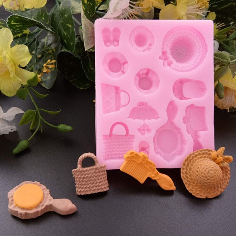 12 cavità scarpe cappello caramelle in Silicone stampi borsa borse borse torta fondente stampo per budino al cioccolato fai da te gelatina di caramelle