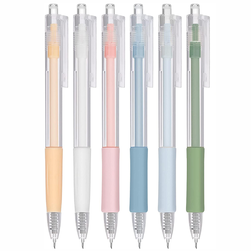 Herramienta de corte de pluma para manualidades, cortador de pluma de papel de 6 piezas, cuchillo de precisión para manualidades, corte, tallado, suministros de álbum de recortes: Default Title