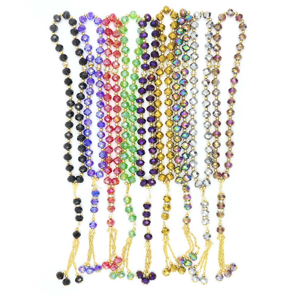 Tasbih perles de prière bracelet Islam musulman perle de prière Tasbeeh compteur Zikr chapelet perles Masbaha méditation Bracelets pour femme hommes