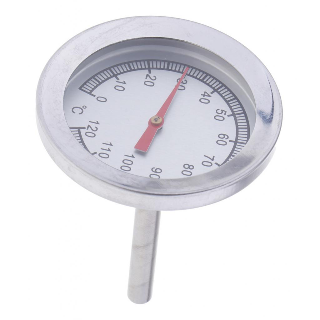Rostfritt stål grill grill rökare grill termometer temperaturmätare , 0-120 ℃