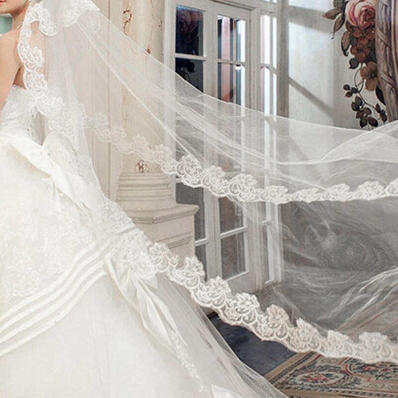 Wedding Bridal 2 Meters 3 Meters Long One Layer Veil Wedding Accessories