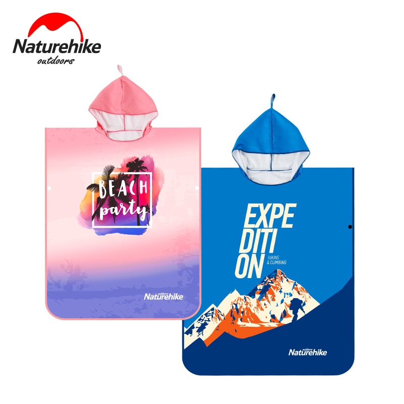 Naturehike Quick Dry Strand Handtuch Microfibe Schwimmen Handtuch Erwachsene Surf Poncho Handtuch Mit Kapuze Ändern Robe Poncho Bathrope Handtuch