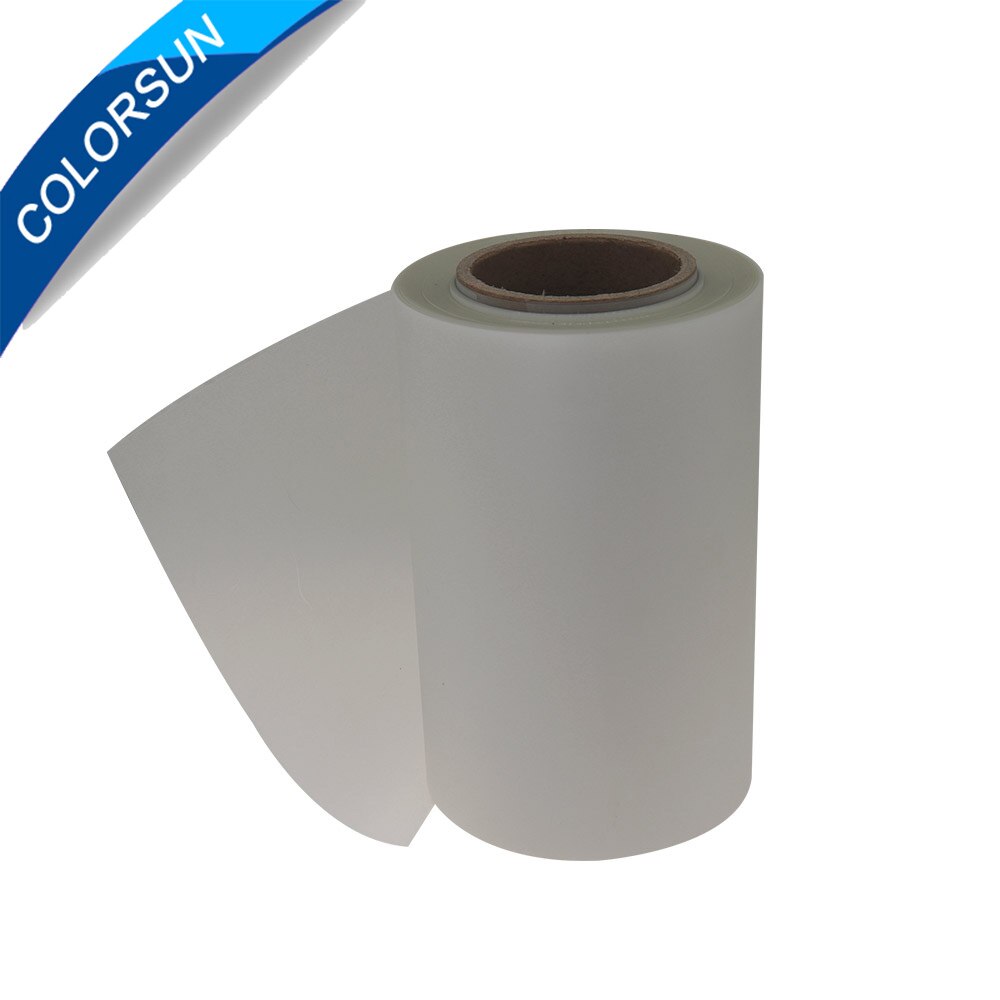 Colorsun 30Cm * 100M Roll Huisdier Overdracht Film A3 Dtf Huisdier Film Dtf Afdrukken Op T-shirt Pet Film rolls