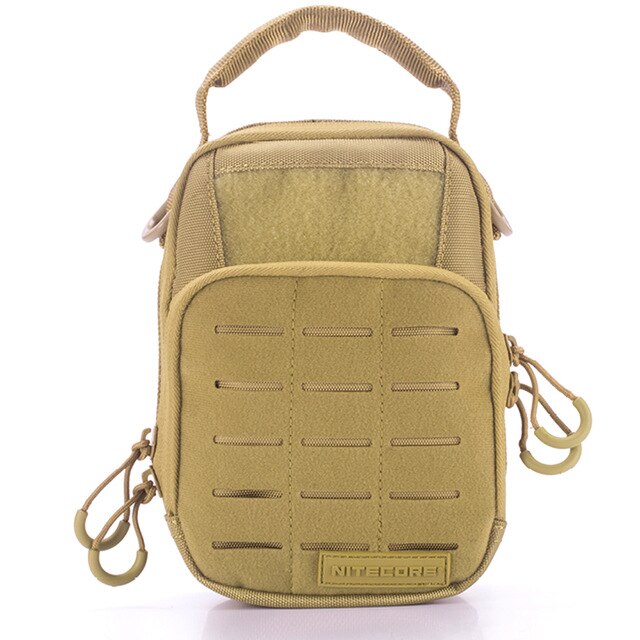 NITECORE NDP10 NDP20 NUP10 NUP20 NUP30 Utility Pouch Multifunctional Daily Pouch Portable Outdoor bag for flashlights Tools: NDP20 tan