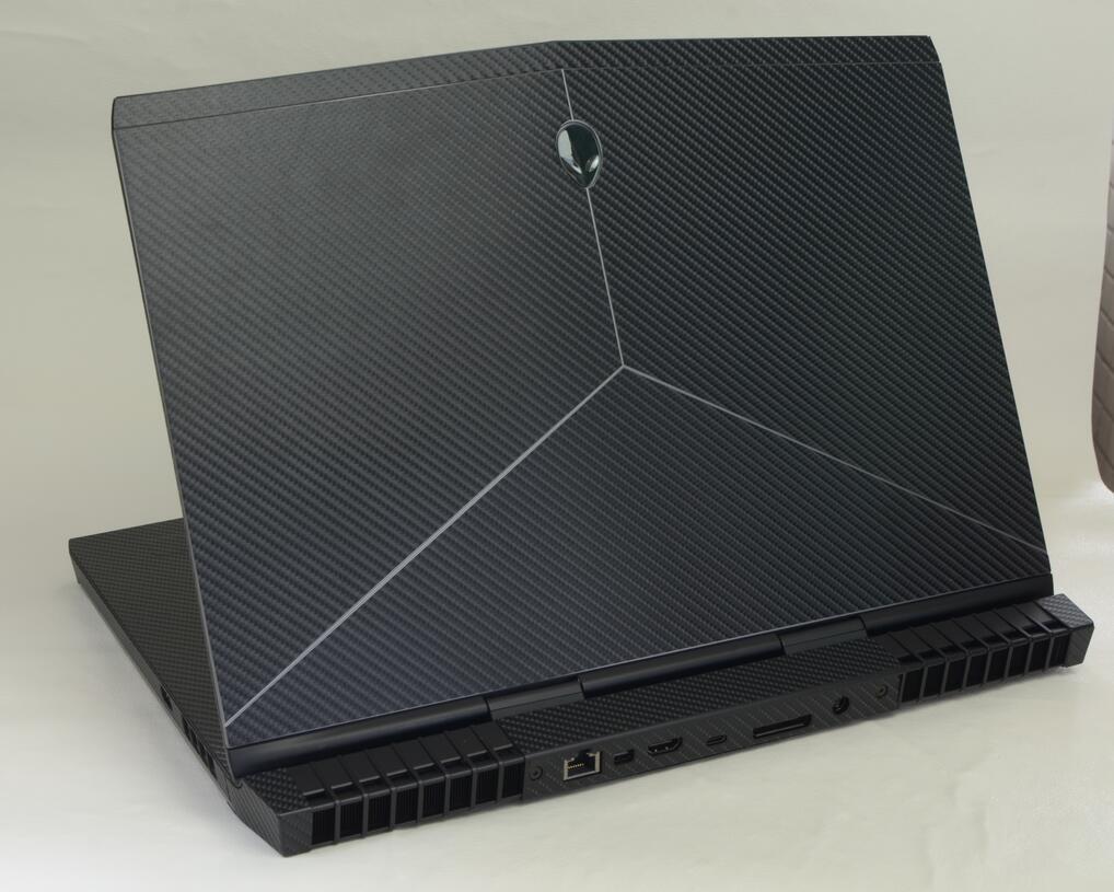 Laptop Aufkleber Haut Aufkleber Kohlenstoff faser Abdeckung Schutz für Alienware 15 R3 ALW15C 15,6-zoll Freisetzung: Schwarz Kohlenstoff