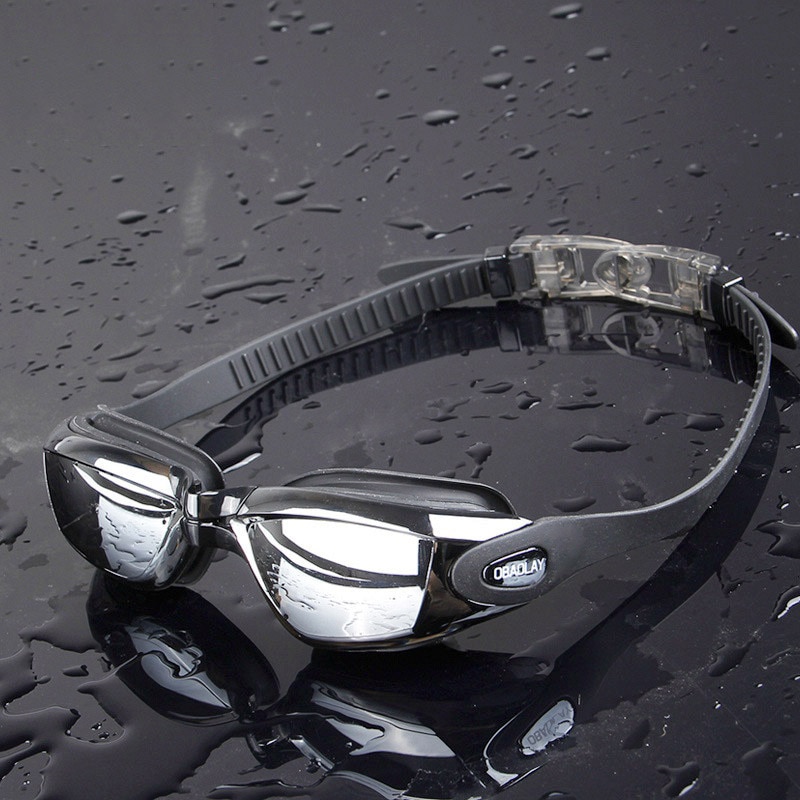 Anti-tåge svømningsbriller mænd kvinder svømmer briller undersøiske briller svømning briller svømmer dykningsbriller med ørepropper