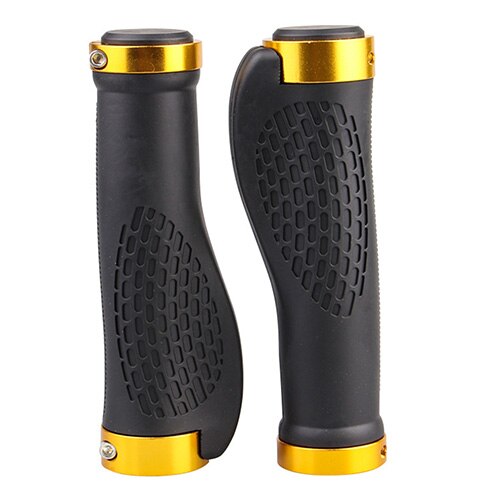 1 paar MTB Rennrad Fahrrad Radfahren Griffe Gummi Ergonomische sperren-auf Anti-Unterhose Fahrrad Lenker Griffe Fahrrad zubehör: gold