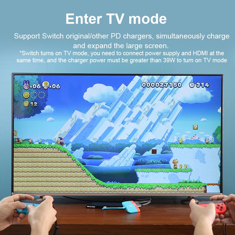 Hagibis bærbar switch dock for nintendo switch tv adapter docking station accessories lade dock for ns switch host