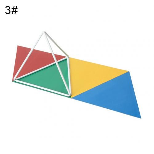 Magnetic Deployable Geometric Solid shapeCube Prism 3D Planar learning Comparison Math Toys for kids: Prism