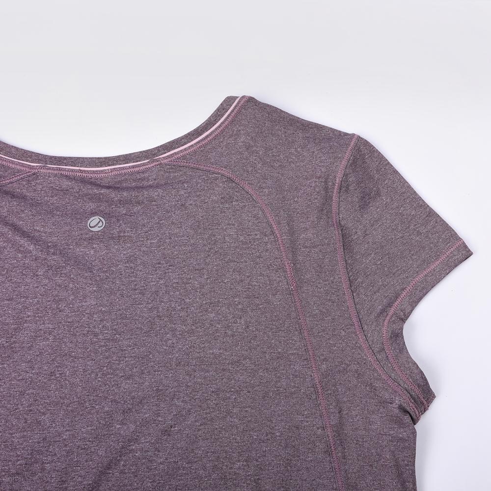 Syrokan sportstøj kortærmede tshirts kvinder sports t-shirt activewear løbetoppe træning gym tøj letvægts lyng