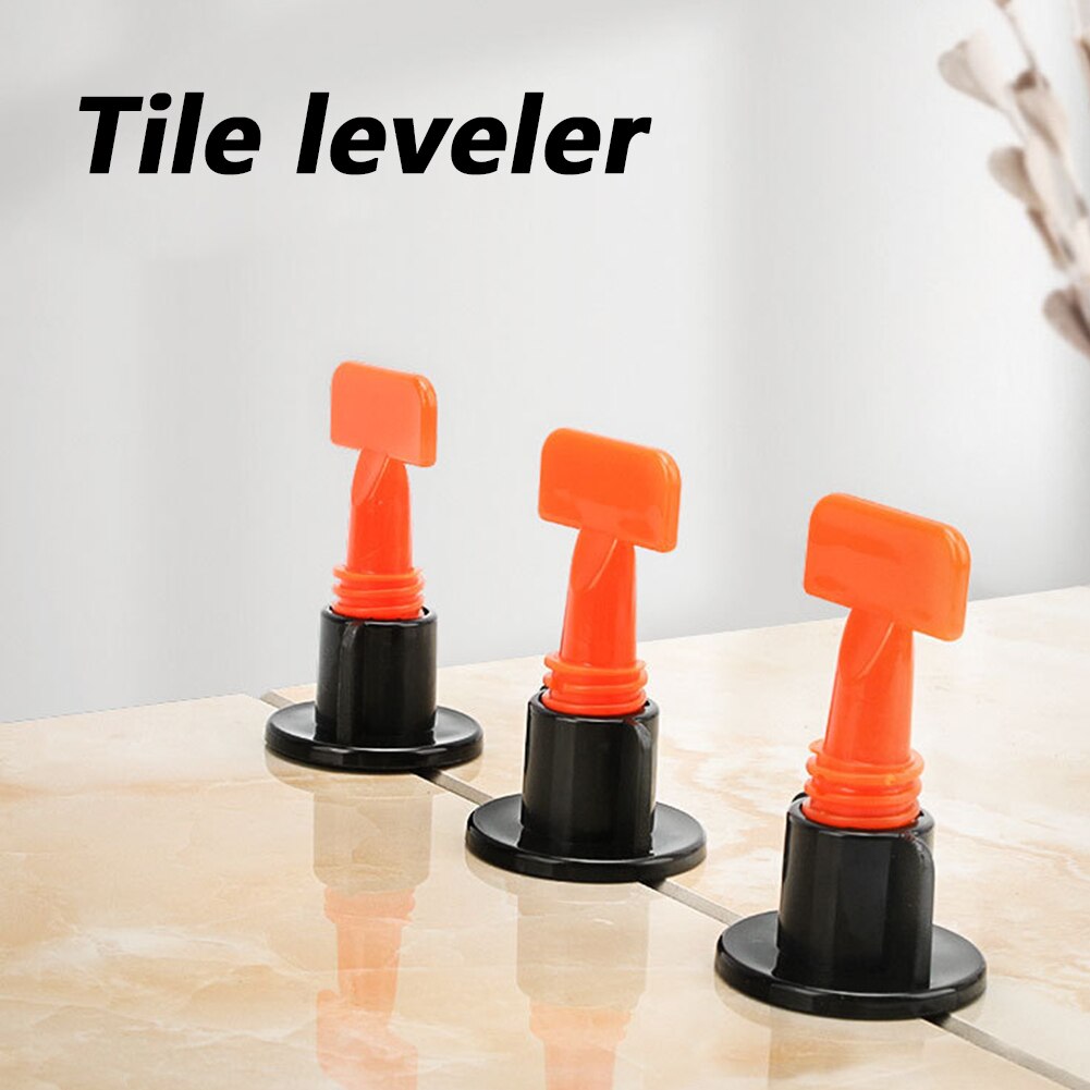 Reusable Tile Leveling System Floor Wall Tile Leveler 2mm Cross Spacer Wrench Reusable Gap Floor Construction Tools