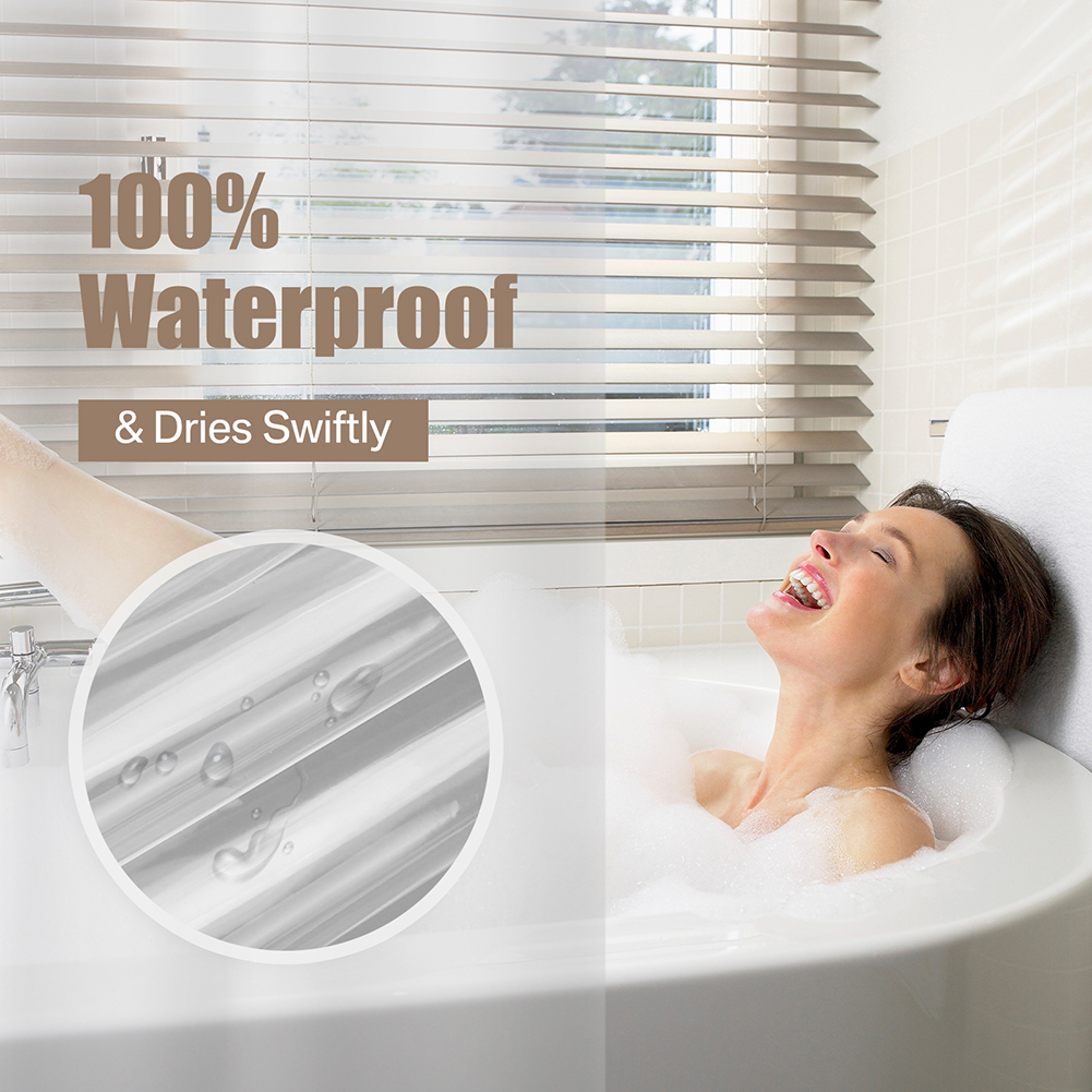 180cm/200cm Clear Shower Curtain Premium PEVA Shower Liner with Rustproof Grommets & Magnets Bathroom Waterproof Curtains ﻿