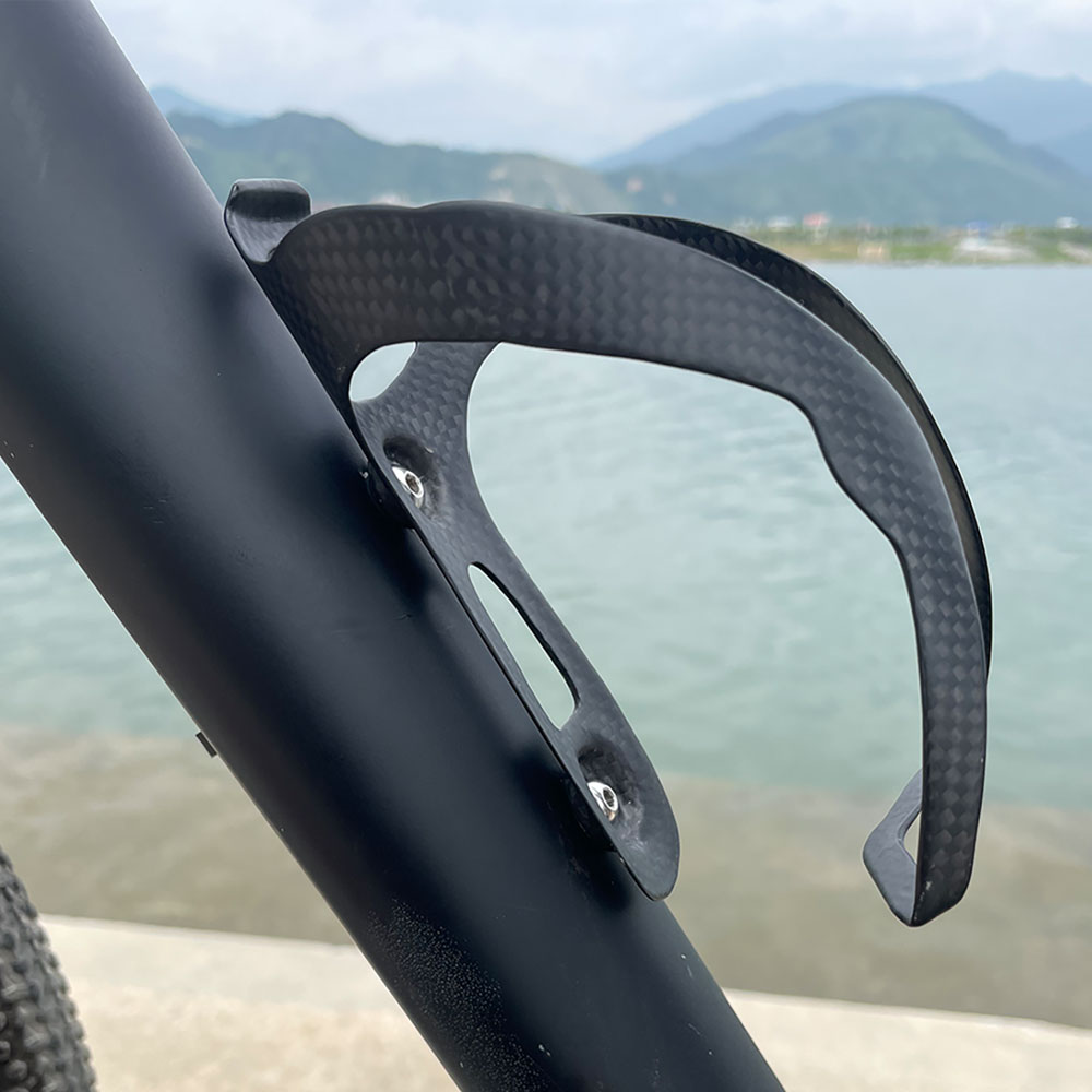 LITA ONE-portabotellas de fibra de carbono para bicicleta, soporte ligero para botella de agua de bicicleta de montaña y carretera, 19g, 74mm
