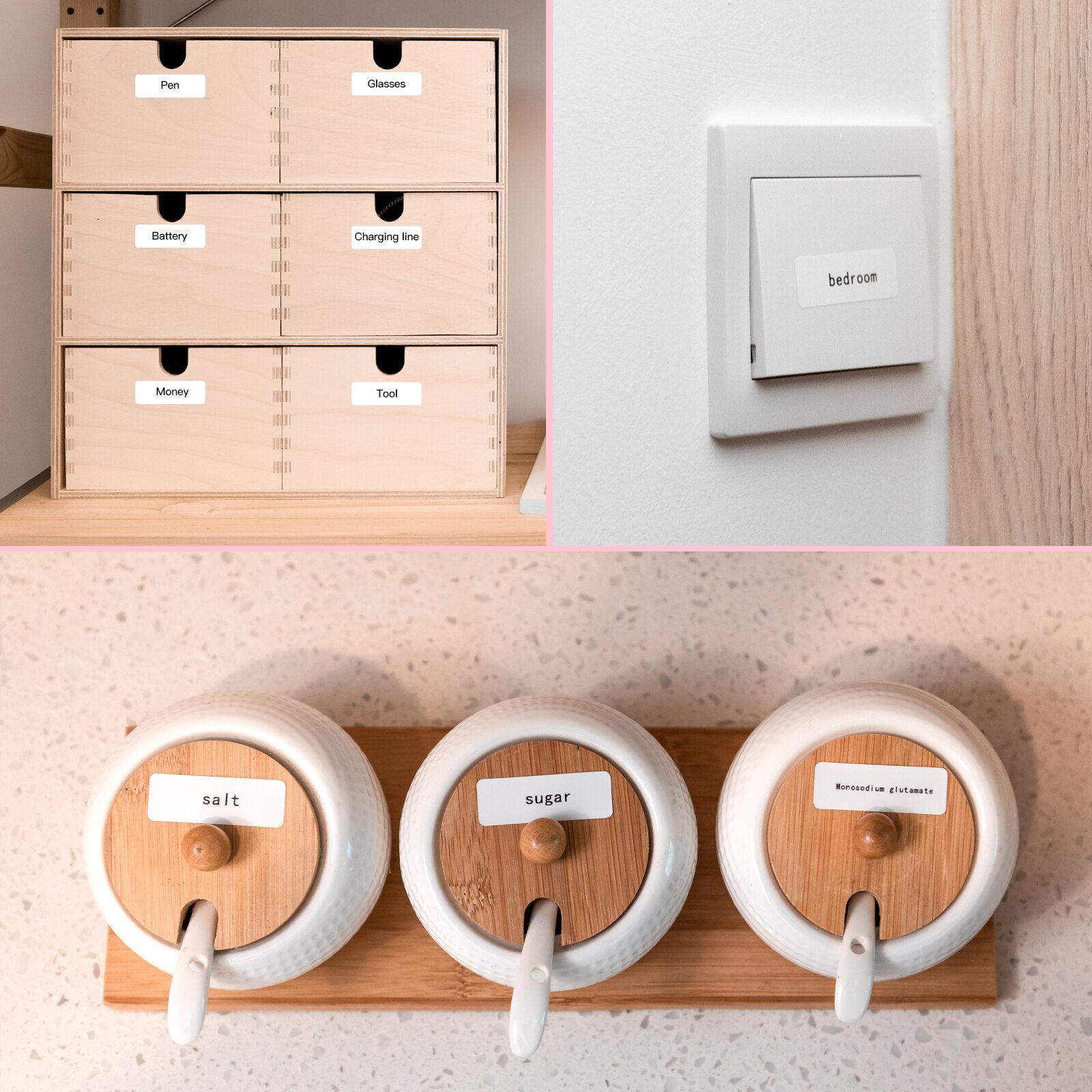 Aibecy Blank Label Paper Self-Adhesive Thermal Paper Roll 15*50mm 130sheets/roll Compatible with Phomemo D30 Thermal Printer