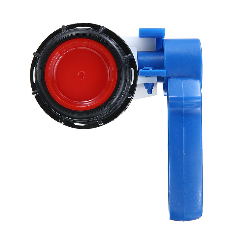 Tank Ball Valve Free Turning Aluminum Nut Plastic Container Outlet Control High Mechanical Acid Resistance Corrosion Resistance