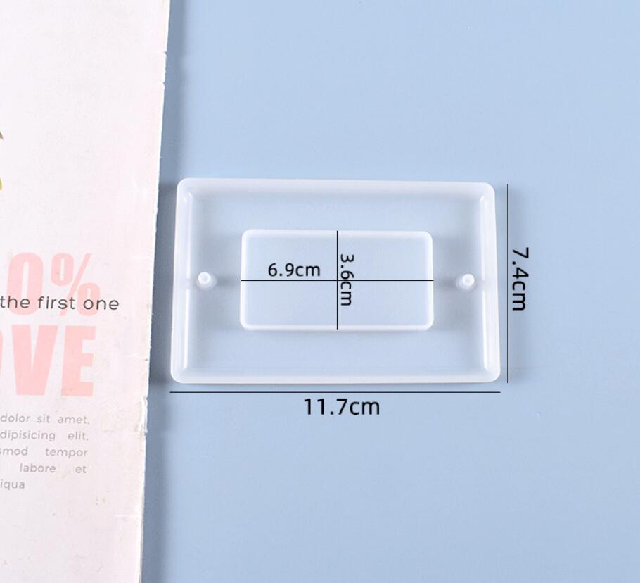 6 Types Light Switch Cover Mold Outlet Cover Resin Molds DIY Silicone Mold for Plate Epoxy Craft: 3