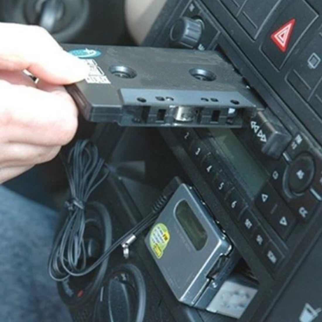 Marsnaska voiture Cassette bande stéréo adaptateur ruban convertisseur 3.5mm prise Jack pour téléphone MP3 CD lecteur téléphone intelligent