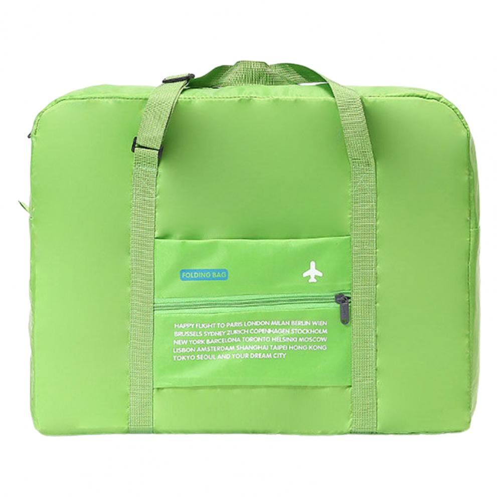 Luggage Bags Easy to Carry Fabric Lightweight Foldable Travel Duffel Bag Tote Gym Bags for Overnight: Grass  Green