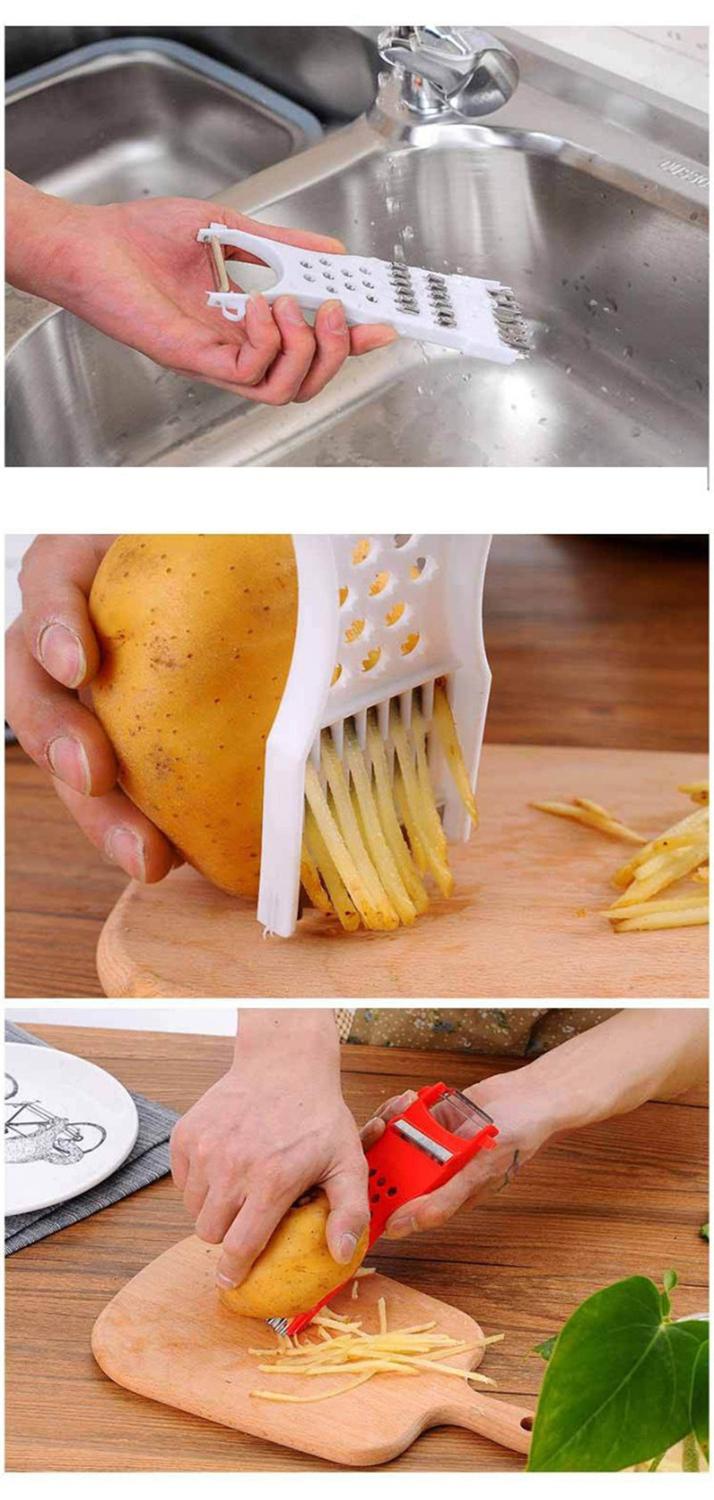 Agurkskiver salat køkken shredder ost frugt gulerodskærer rivejern moderne familie køkken værktøj multifunktionelt