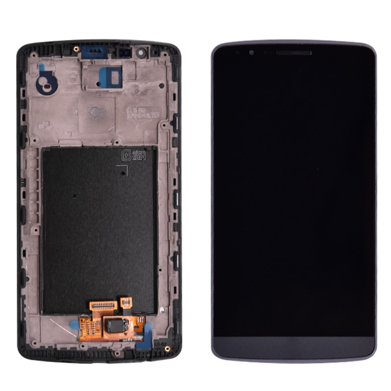 100% Original pour LG G3 LCD D850 D851 D855 écran LCD avec écran tactile numériseur assemblée avec cadre