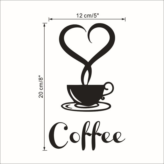 Tre rater engelsk citat køkken wallstickers vinyl wallstickers boligindretning kunst dekorative stickers pvc spisestue til bar: Qc19-15