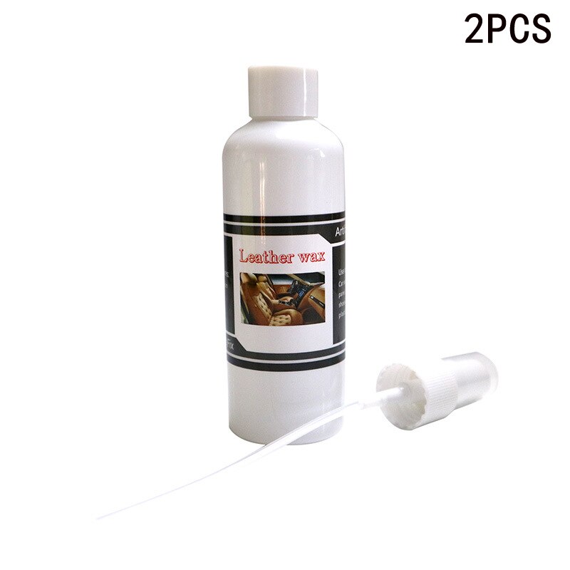 30ml car leather polish agent leather coating maintenance and agent moisturize leather seat car accessoires: 2PCS