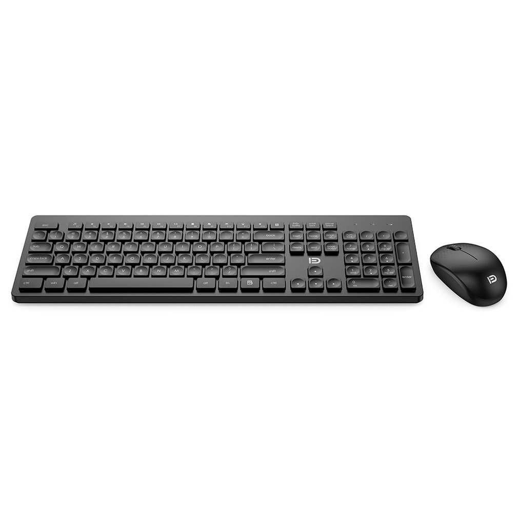 Stylish and Comfortable Universal Ergonomic Silent 2.4G Wireless Keyboard and Mouse Set For Home and Ofice Use, Power Saving