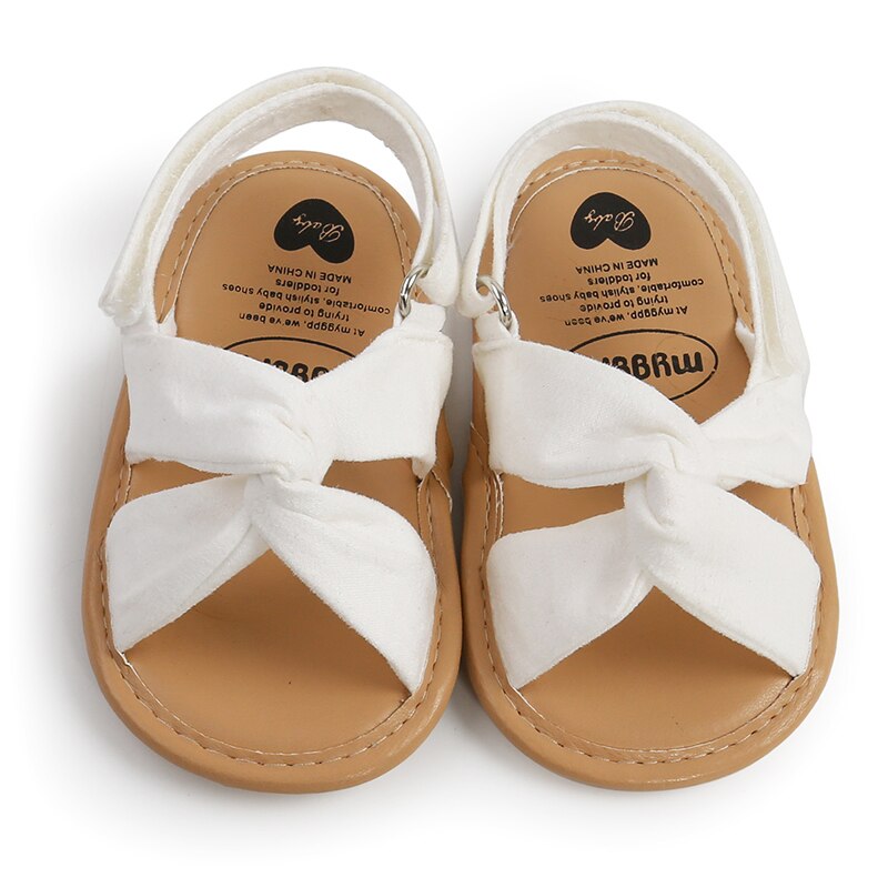 Leuke Zomer Baby Sandalen Bows Cross Knoop Kids Baby Meisje Jongen Schoenen Zachte Zool Antislip Peuter Crib Schoenen babyschoenen