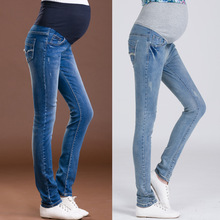 Skinny Jeans Para As Mulheres Grávidas Roupas Calças de Cintura Alta Da Maternidade de Enfermagem Calças Abdominais calças de Brim da Gravidez Maternidad