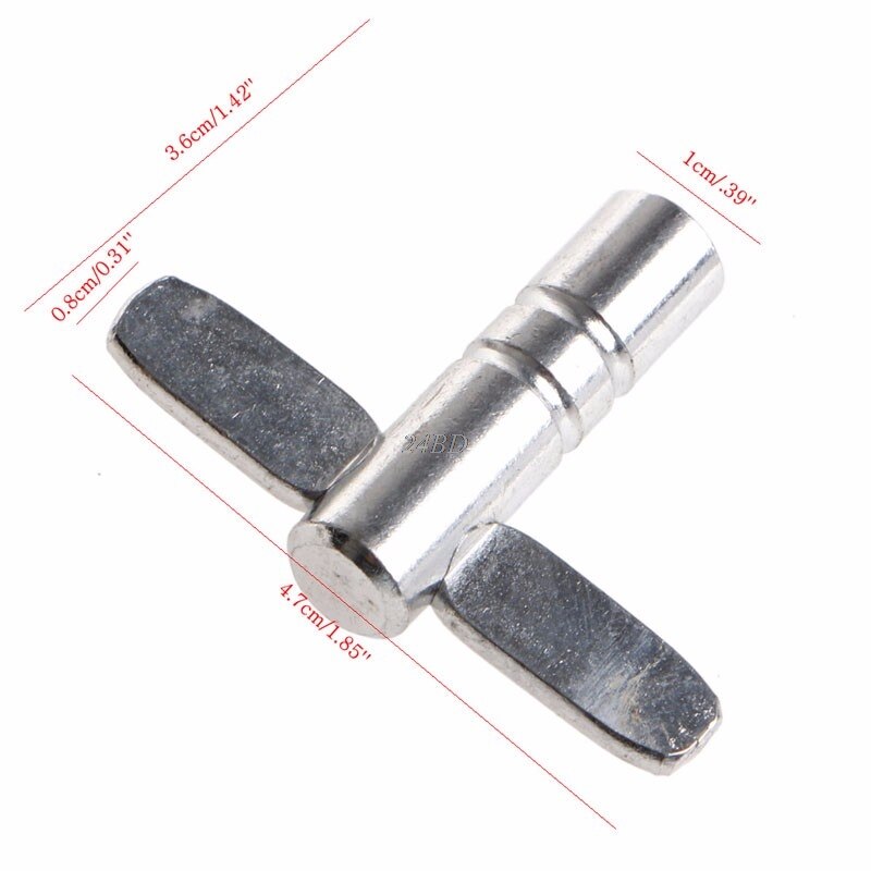 Universal Metal Drum Skin Tuning Key Tuner Solid Durable 5x5mm Square Socket A03_20