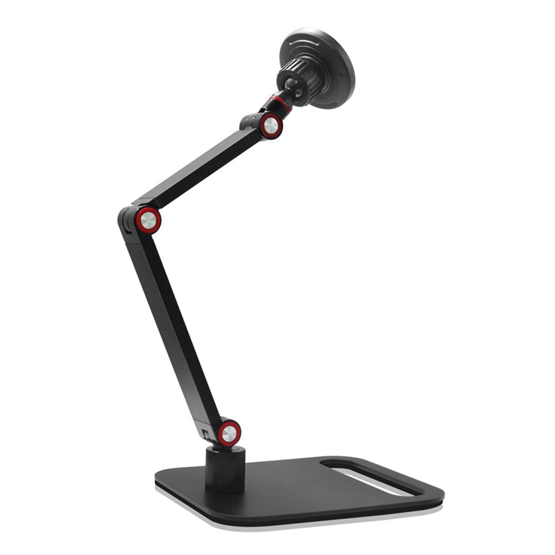 FULL-Desktop Stands Magnetische Stands Draagbare Verstelbare Draaibare Stands Leren Universele Mobiele Telefoon Stands