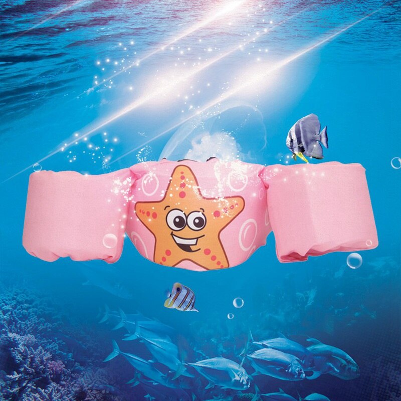 Kids Inflatable Swimming Arm Rings Buoyancy Vest Float Safety Swimming Cartoon Armbands Water Toy Accessory For Learning Swim