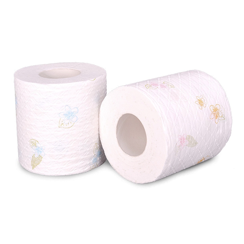 3 warstwy gospodarstwa domowego rolka papieru toaletowego łazienka nie łatwo złamać bibuła papier toaletowy drukuj papier zwijany prezenty 1/3/6 rolka