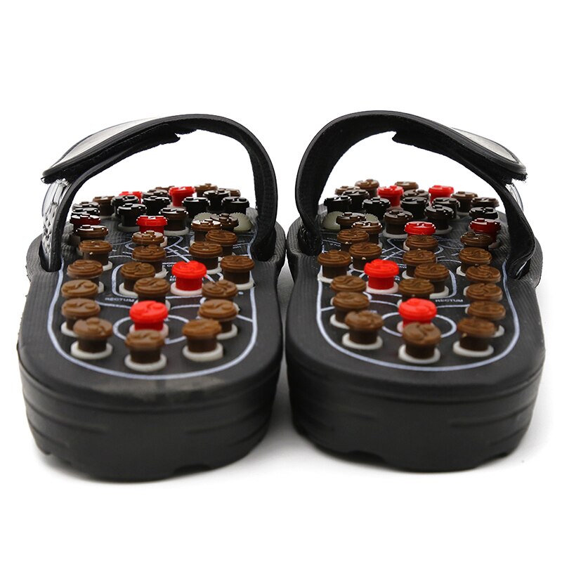 Acupunt Massage Slippers Voor Vrouwen Sandalen Voeten Chinese Acupressuur Therapie Medische Roterende Voet Massager Schoenen Unisex