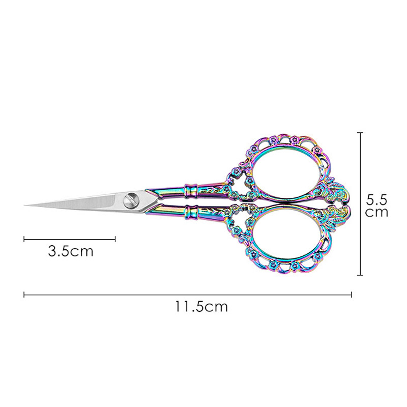 Retro klassieke kleermakersschaar, handwerkschaar, huishoudschaar, kleermakersschaar, stofschaar, naaischaar, stofschaar, naaigaren, duurzame roestvrijstalen schaar