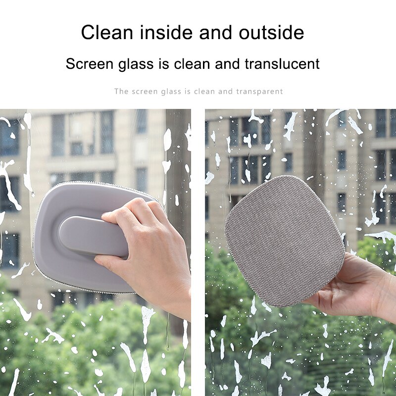 one Side Magnetic Window Cleaner Brush for Washing Windows Glass Cleaning Household Wash Window Wiper Magnet Glass Cleaner