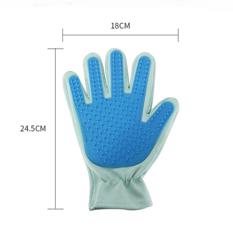 Chien Animal de compagnie toilettage gant Silicone chats brosse peigne desheding cheveux gants chiens bain nettoyage fournitures animaux peignes nettoyage pour animaux de compagnie