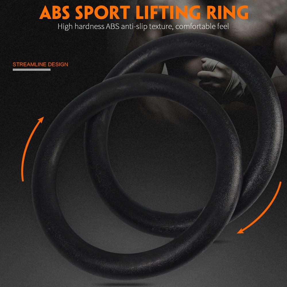 400kg abs gymnastiske ring pull up ring træningsringe fitness holdbar praktisk træmuskel ups underholdning