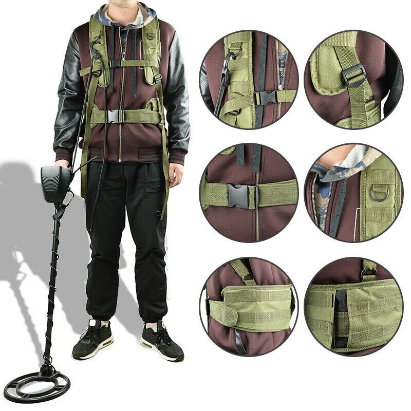 Universal Metal Detector Generic Detecting Harness Sling for Detector Pro Swing with Girdle QJY99