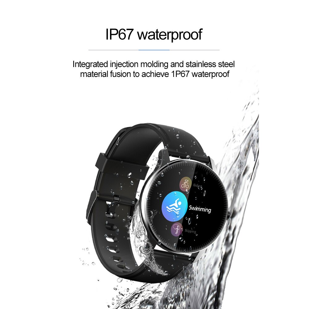 Universal Smart Watch Full Touch Screen Sports Bracelet Heart Rate Blood Pressure Pedometer Fitness Tracker