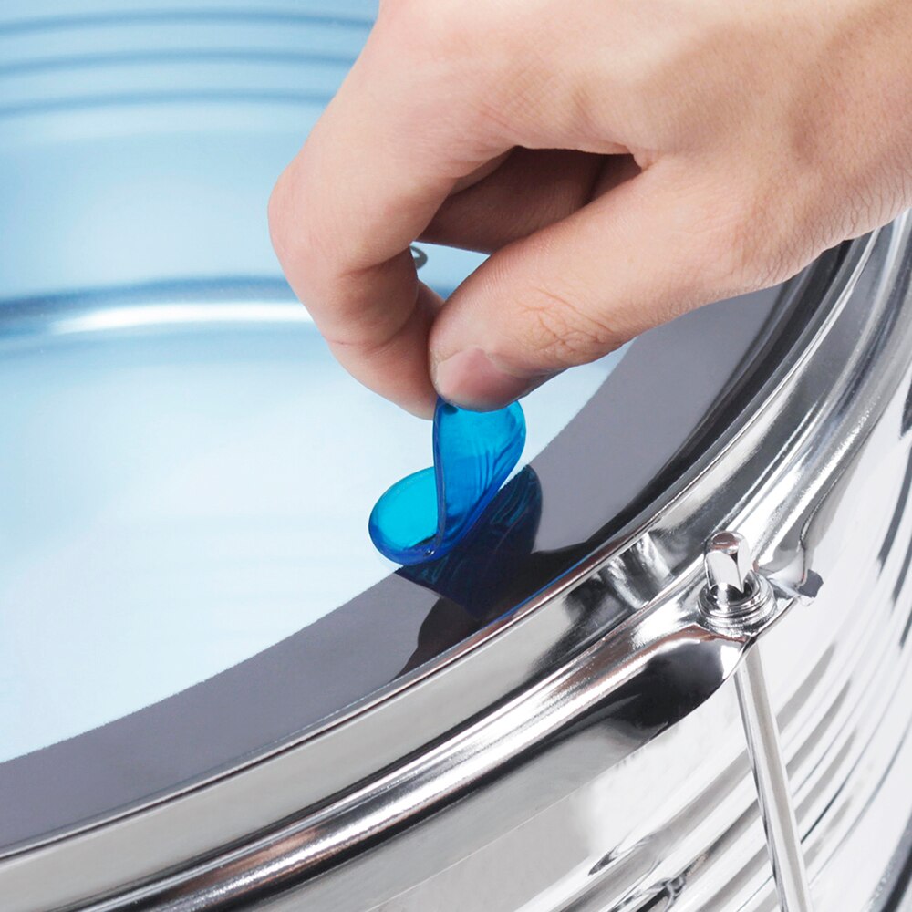 6 Stks/set Snare Drum Mute Pad Drum Demper Gel Pads Snare Tom Drum Uitlaat Mute Transparant Percussie Instrument Accessoires