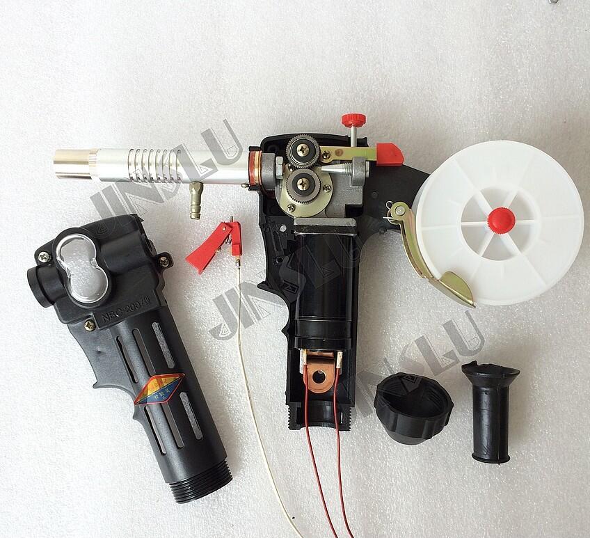 DIY Brand MIG Spool Gun Push Pull Feeder Aluminum Welding Torch without Cable DC 24V Motor Wire 0.8-0.9mm