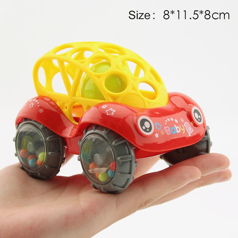 Rammelaar en Roll Auto, diverse Kleuren O Bal Spelen Speelgoed Kids Game Peuter Baby educatief speelgoed voor kinderen Rammelaars 0-2 jaar