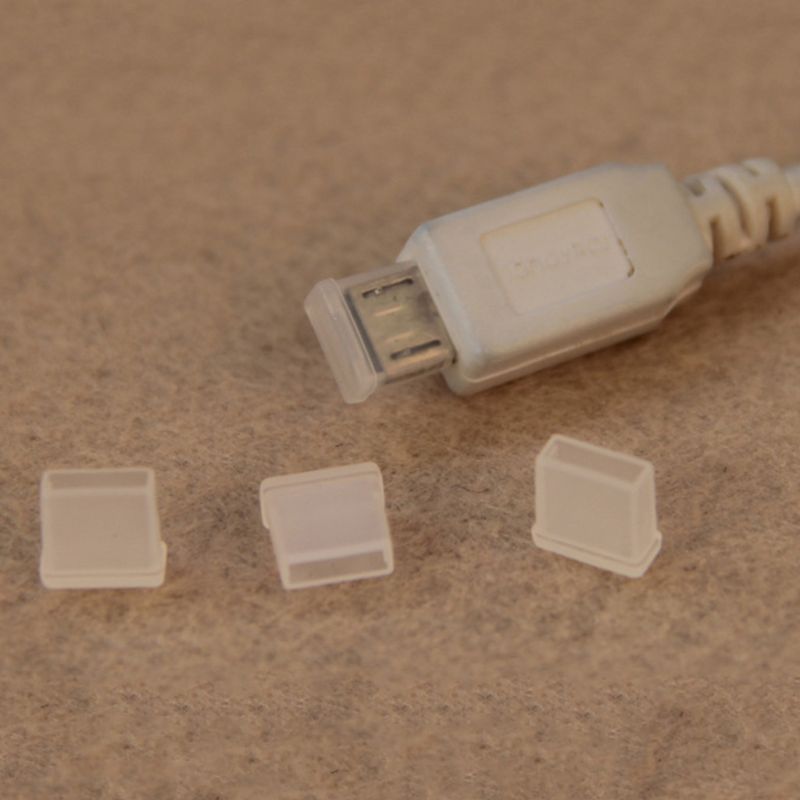 10 Pcs Cavo di Ricarica Cavo di Tipo-C Porta USB Spinotti e jack antipolvere Prevenire La Ruggine Caso Della Copertura Della Protezione Del Telefono Caricatore Per auto Accessori per android