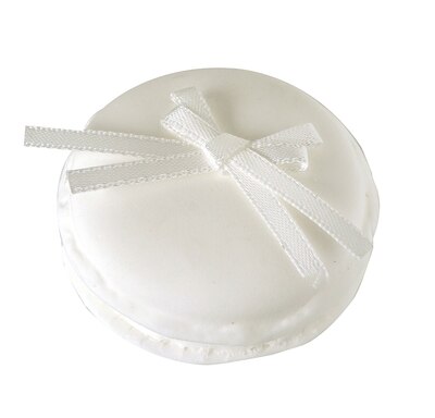 Simulation macaron kage sød pige hjerte dessert rekvisitter sløjfe macaron børneværelse bløde møbler romantisk bryllup decort yuyu: Hvid
