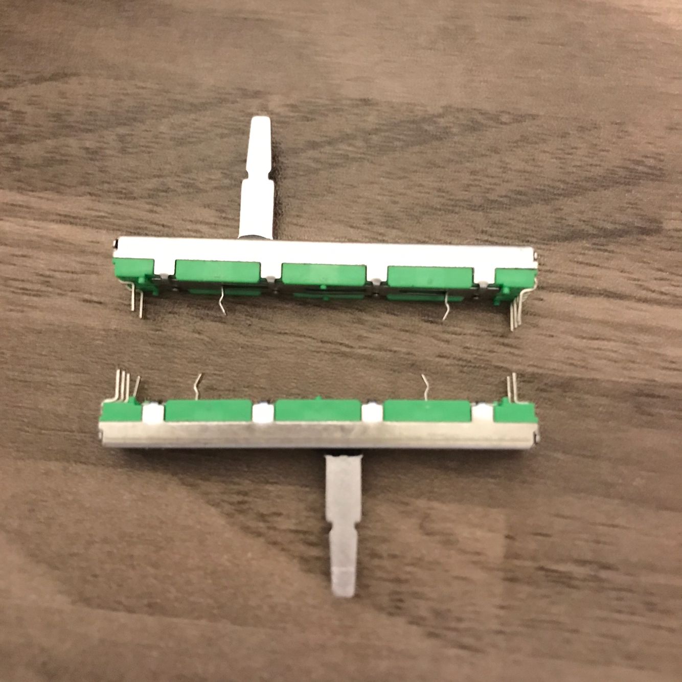5 stks 60 MM 6 cm dubbele A20K A20KX2 A50K A50KX2 B20K B20KX2 mixer fader volume potentiometer fader A203 B203 20 MM handvat