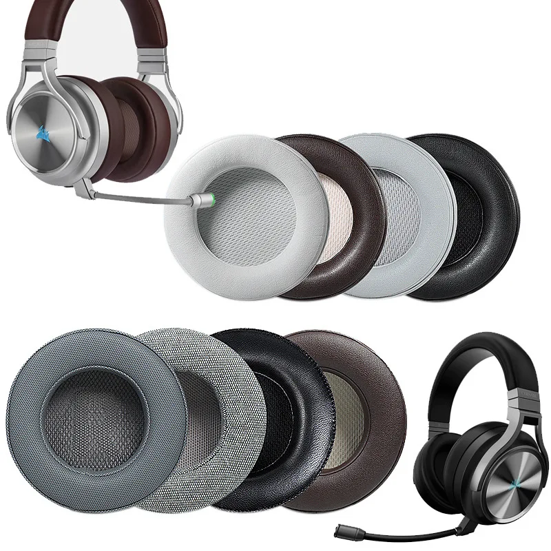 Replacement Earpads Ear Pad For Corsair Virtuoso RGB Wireless SE Gaming Headphones Headphone Memory Foam Pads Ear