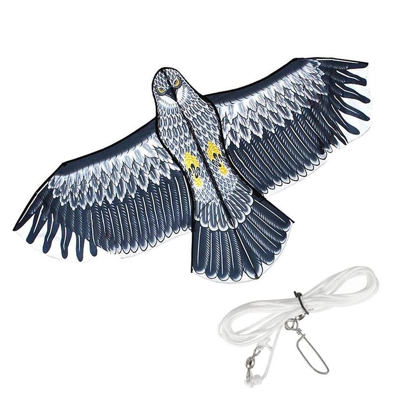 Owl Bird Repelling Kite Bird Scarer Emulation Flying Drive Bird Kite Emulation Bird Repellent Eagle Flying Kite For Ga G3z6: Default Title